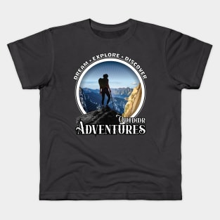 Outdoor Adventures - Hiking in Color 001 Kids T-Shirt